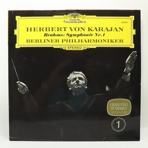 Brahms Symphony No 2 LP Vinyl 33 RPM Von Karajan Berlin Phil Deutsche Grammophon